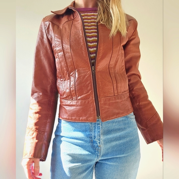 🇨🇦 Vintage Neto Leather Jacket (late 70's/80's) - Picture 2 of 8